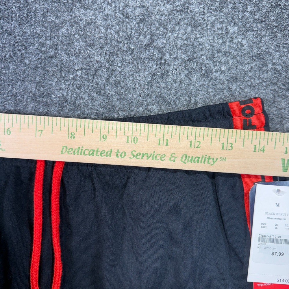 Formula 1 Hybrid Athletic Shorts Mens Medium Black Red Side Tape Athletic - Picture 7 of 10